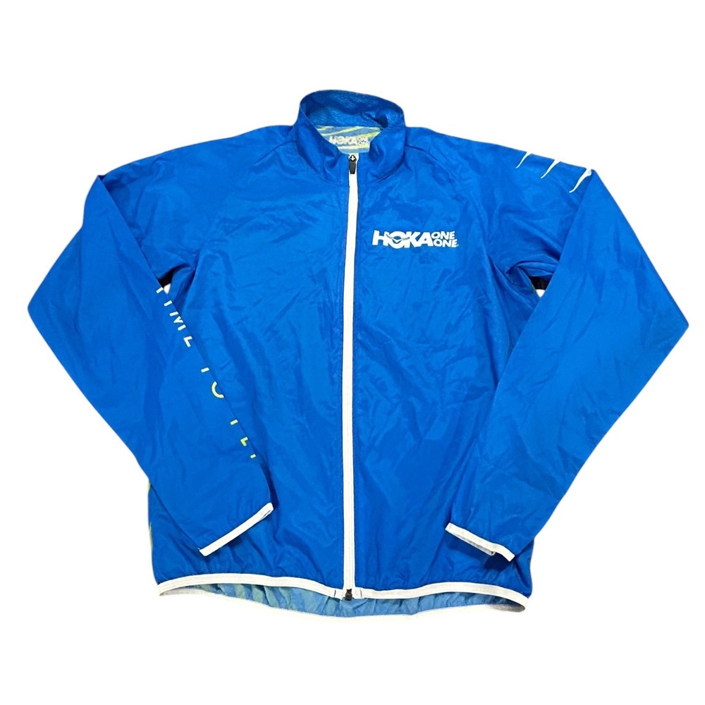 HOKA ONE ONE Pro Elite Running Windbreaker Jacket Full Zip Lightweight Gorpcore